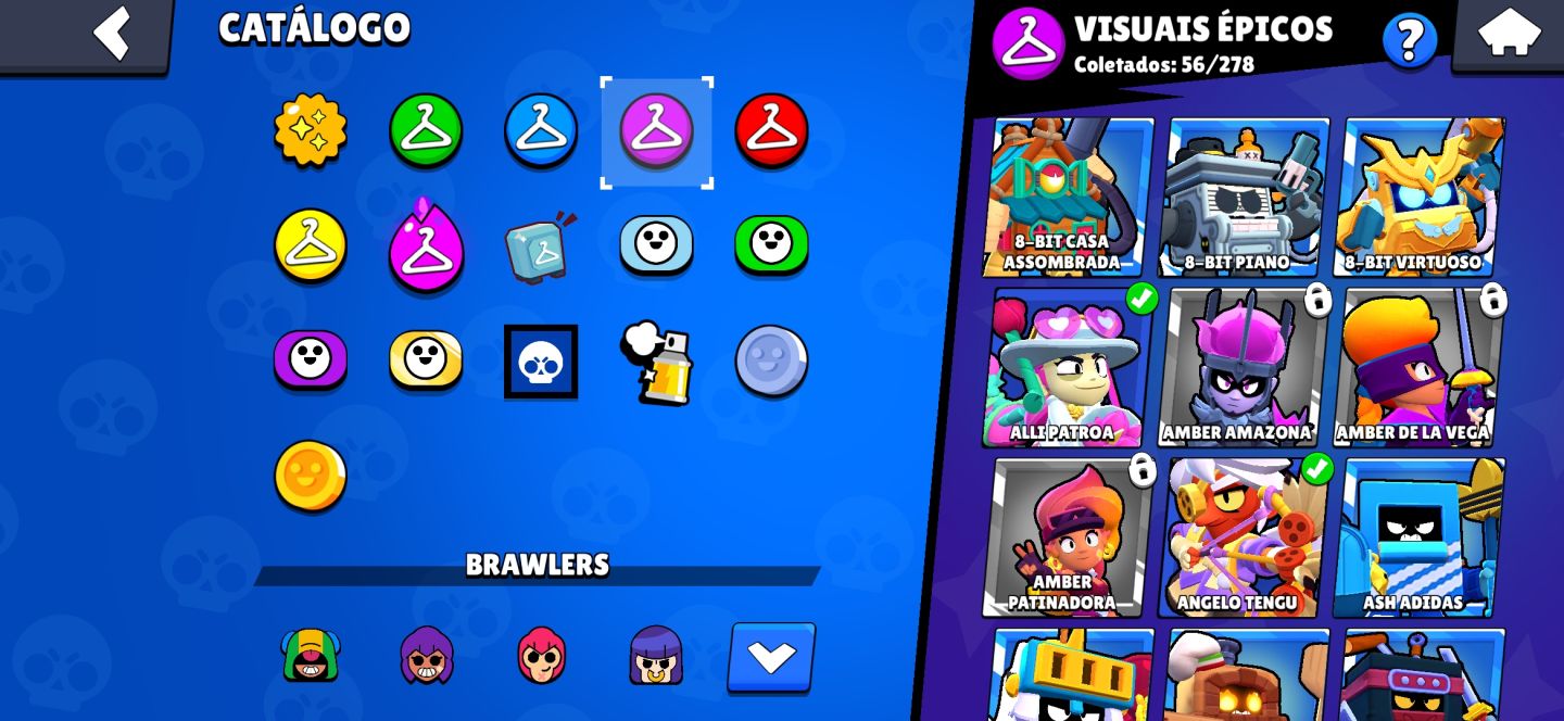 Brawl Stars | Conta com Skin Edgar Noturno