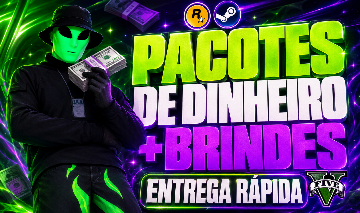 UP DE CONTAS GTA 5 ONLINE + DESBLOQUEIOS, TRAJES, DINHEIRO, NÍVEL & CARROS | PC