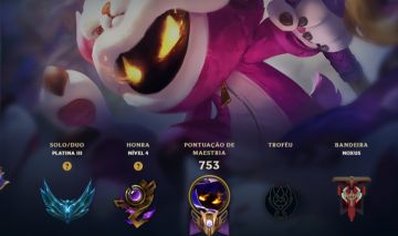 Conta LOL - Elo Platina - 149 skins, todos os campeões