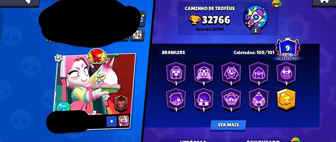 CONTA COMPLETA DE BRAWL STARS ENDGAME + COLECIONADOR