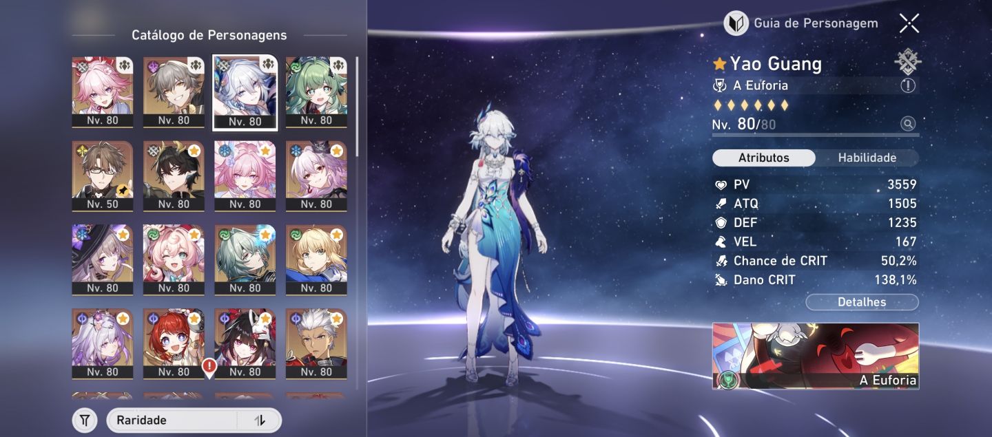 Conta Honkai star rail