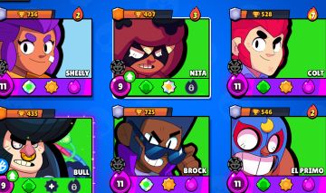 Conta valiosa no Brawl stars, desde 2021 com passes antigos