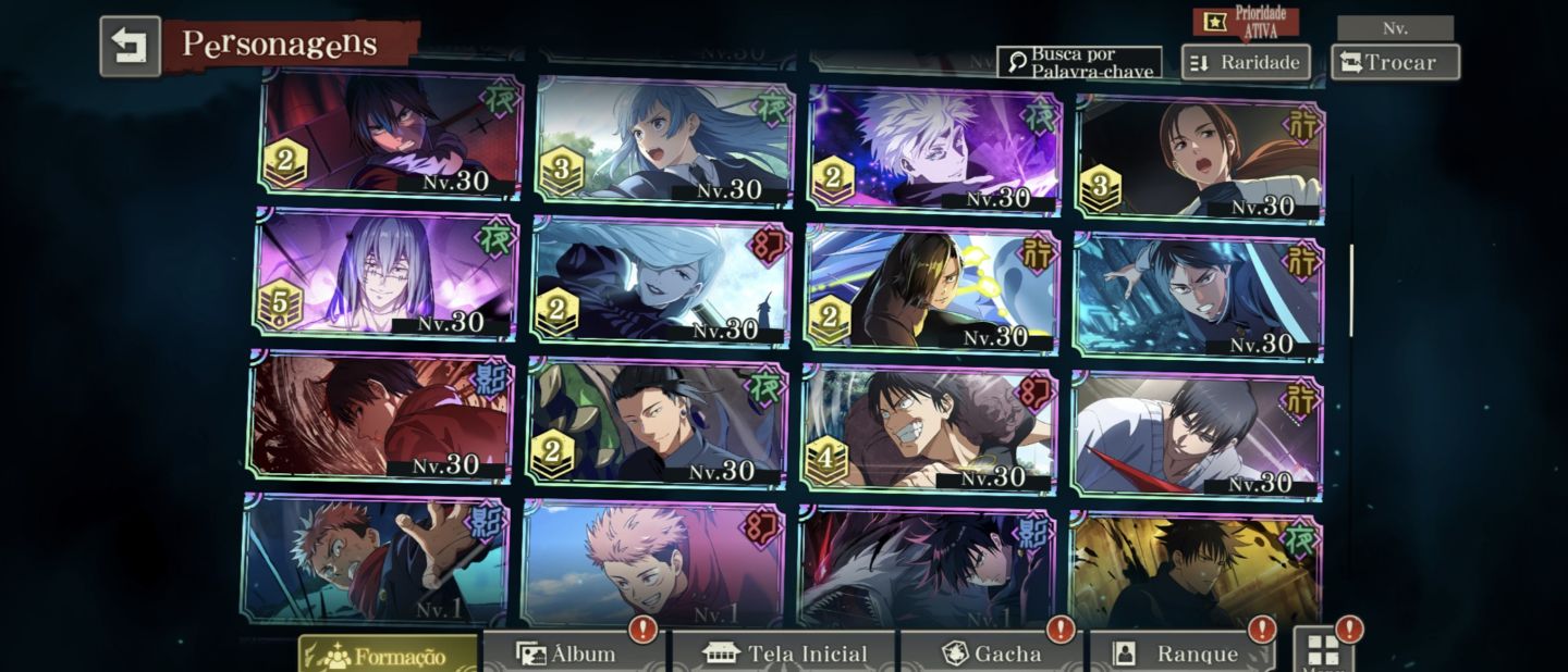 Personagens de Aniversário+70.000K de Cubos-JJKPP