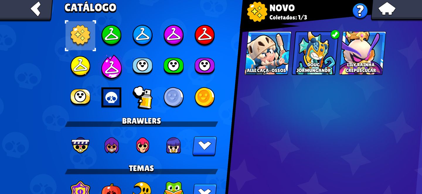 Conta Brawl Stars Fama alien semi full