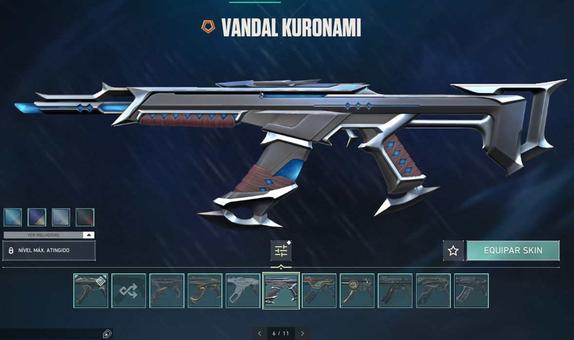 CONTA VALORANT 2.4K GASTOS, 15 SKINS DE VANDAL, 4 FACAS