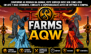 AQW Serviços : Hard Farms, Rush de Level, Sagas, Badges