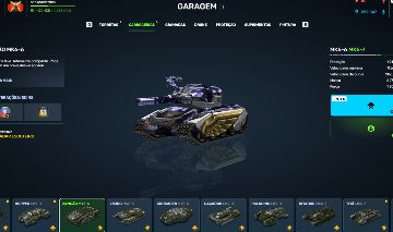 Conta tanki online marechal de campo com 222k Cristal e 90K de suprimentos