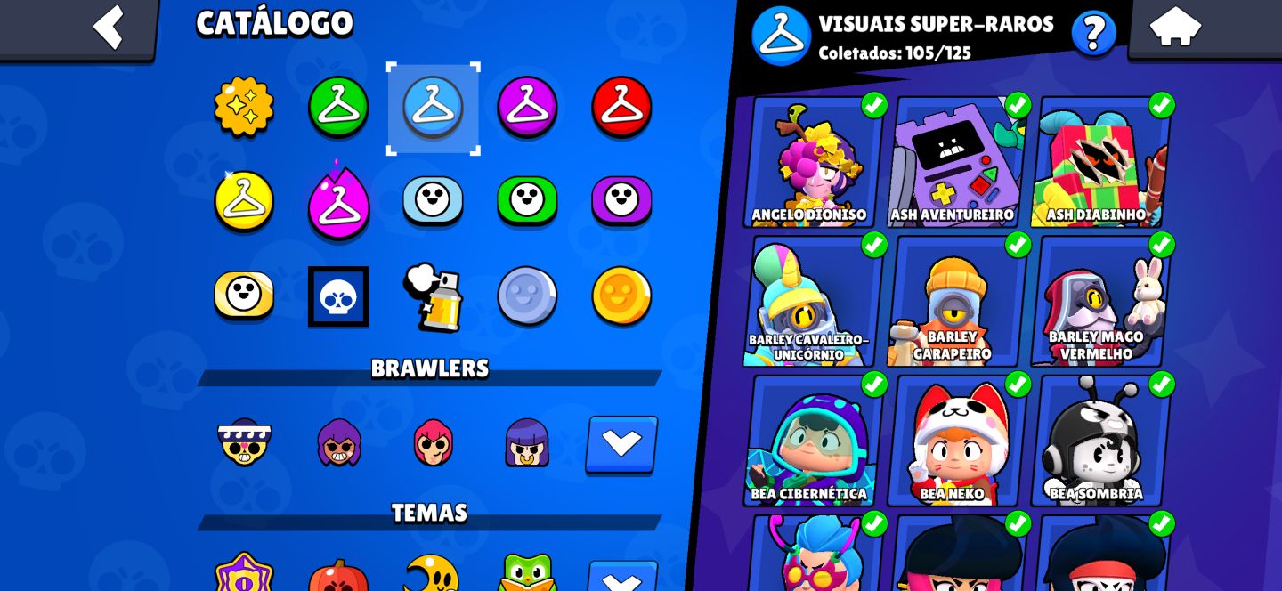 Conta Brawl Stars Fama alien semi full