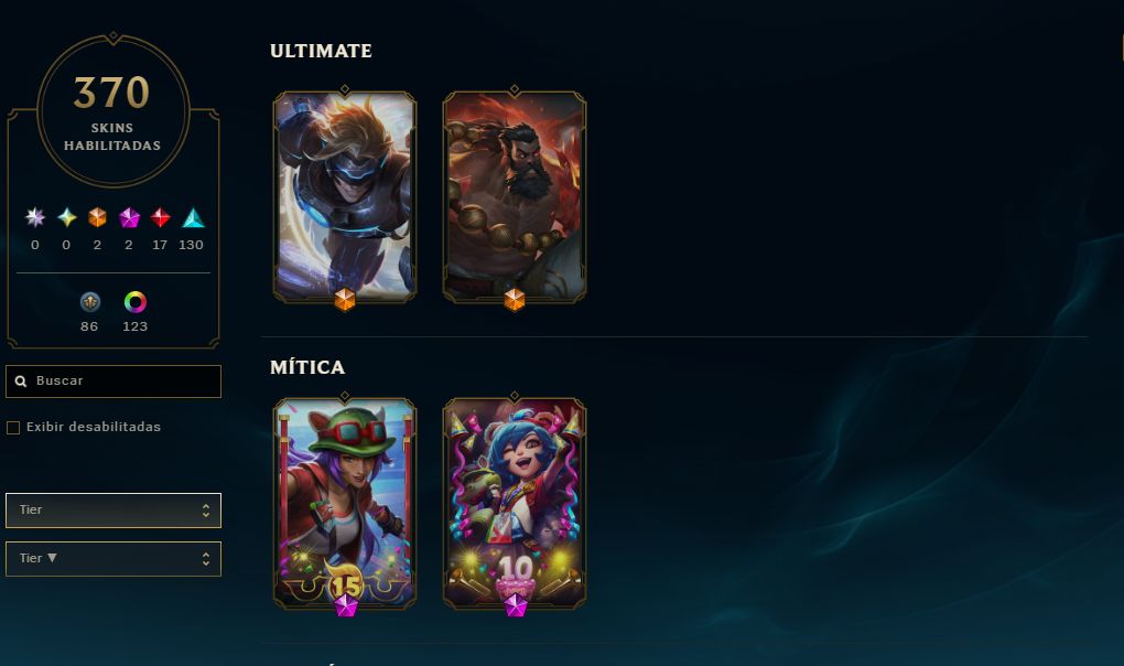 CONTA LEVEL 587 | 376 Skin | ESMERALDA | TROCA DE EMAIL e VERIFICACAO