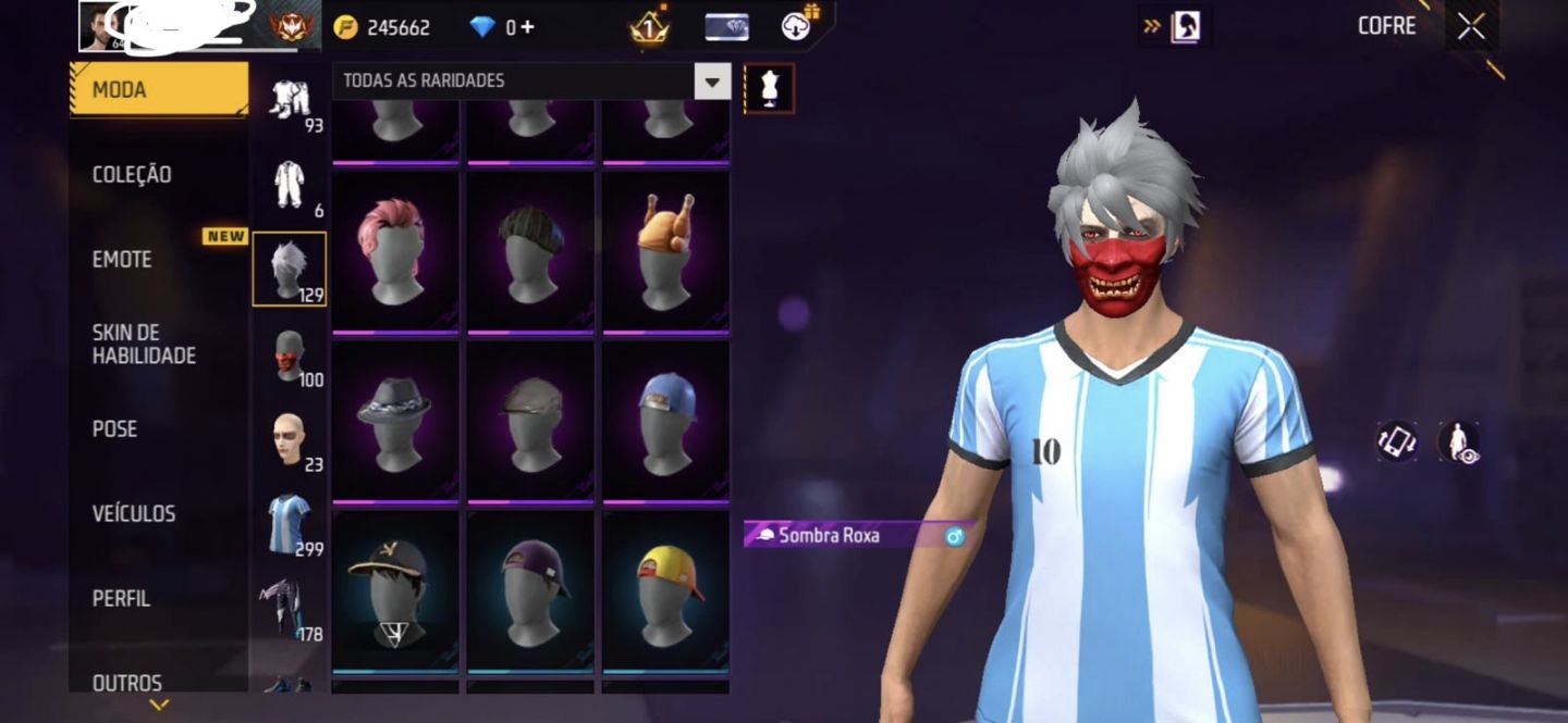 Conta de free fire antiga gemeda e varios itens antigos (PROMOÇÃO VENDA RAPIDA)