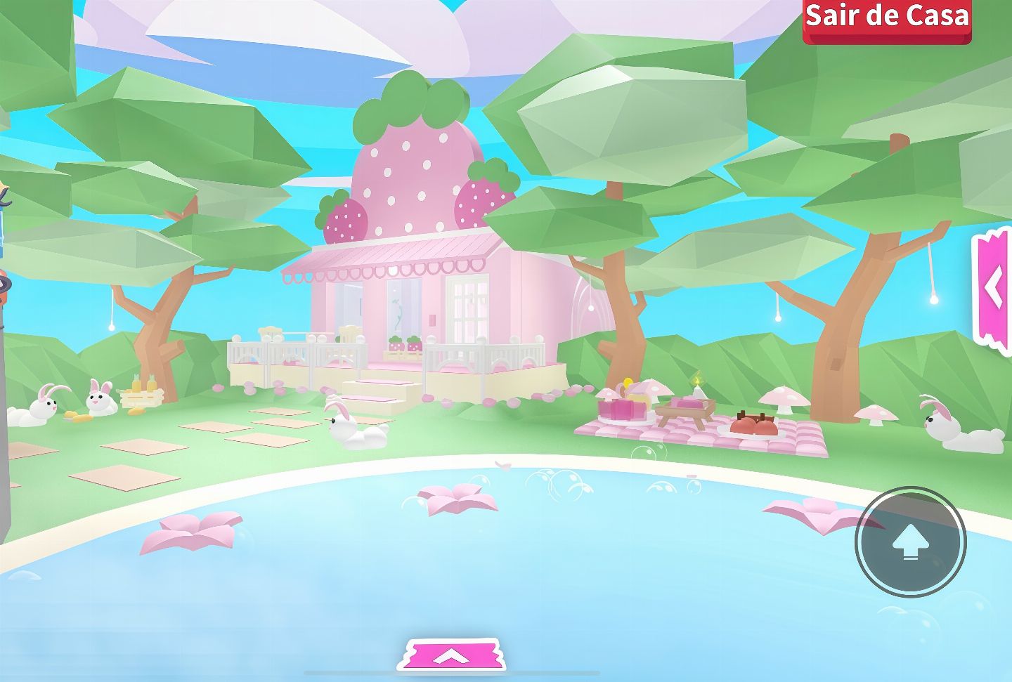 Casa Tiny Preppy (Decorada Moranguinho) no Adoptme!