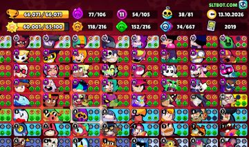 CONTA BRAWL STARS INSANA | 105/107 BRAWLERS|SKINS LENDÁRIAS/MÍTICAS HIPERCARGAS