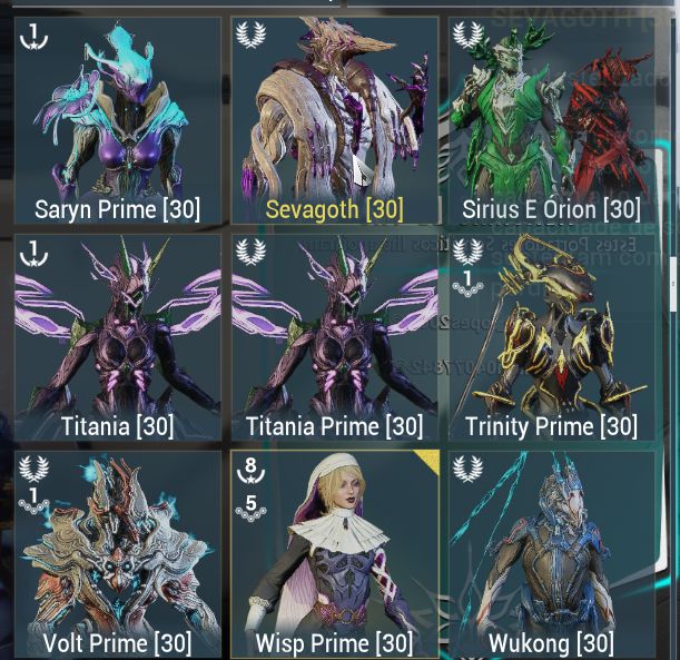 CONTA WARFRAME MR 21