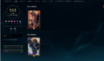 Conta LOL LVL 705 + Skin Sett Radiante + AATROX De Prestigio 2022 + 264 Skins