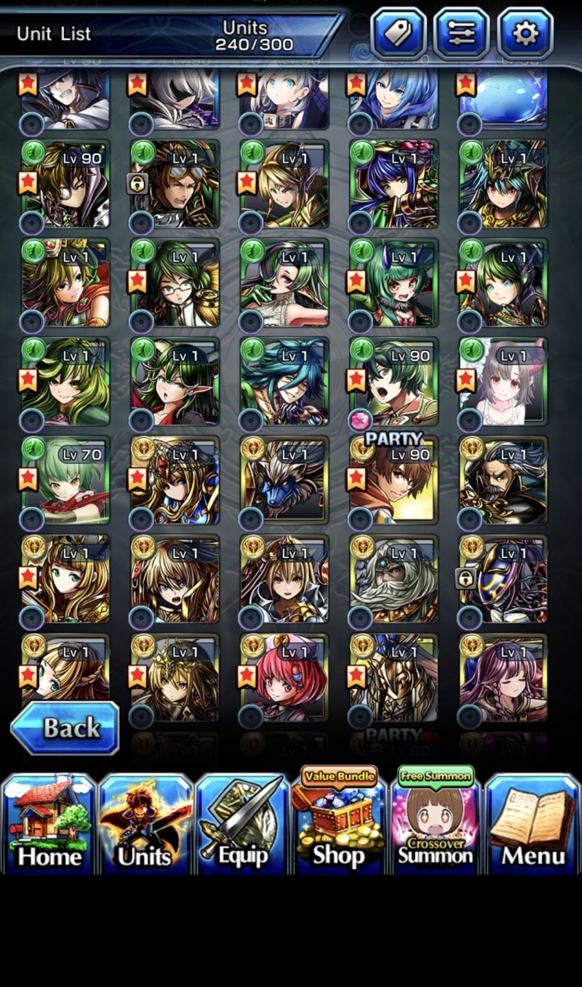 Grand summoners okarun,reimu,lilya imperial etc