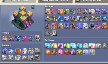 Conta de clash of clã cv14 semi-full + conta de BRAWL STARS é hay day de brinde