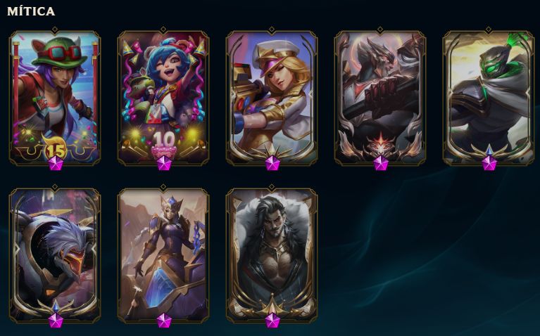 CONTA LOL 612 SKINS | 167 CAMPEÕES | Conta de 2014 | lv. 360 + Skins Valorant