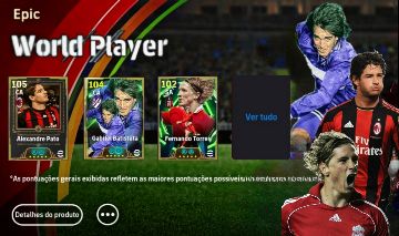 CONTA EFOOTBALL COM BATITUSTA E TORRES-BALE BLITZ CURLER E ALEXANDRE PATO