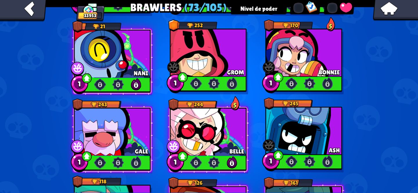Conta brawl stars