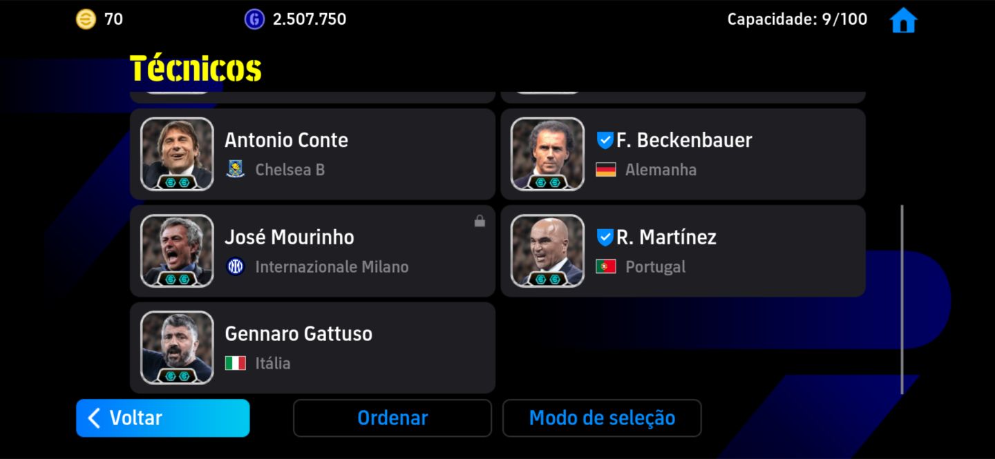 Conta efootball com o Super Messi e varios épicos