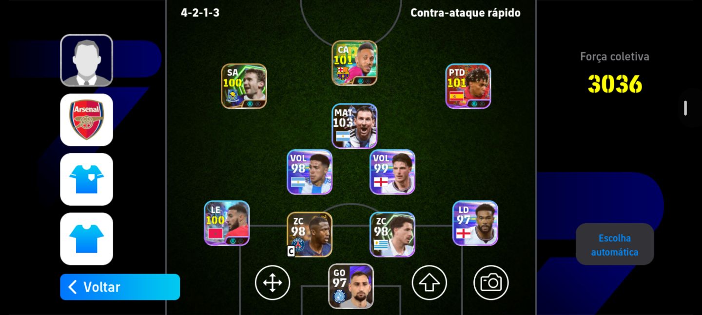 Conta de Efootball PERFEITA para REVENDA com alguns jogadores e 1400 MOEDAS