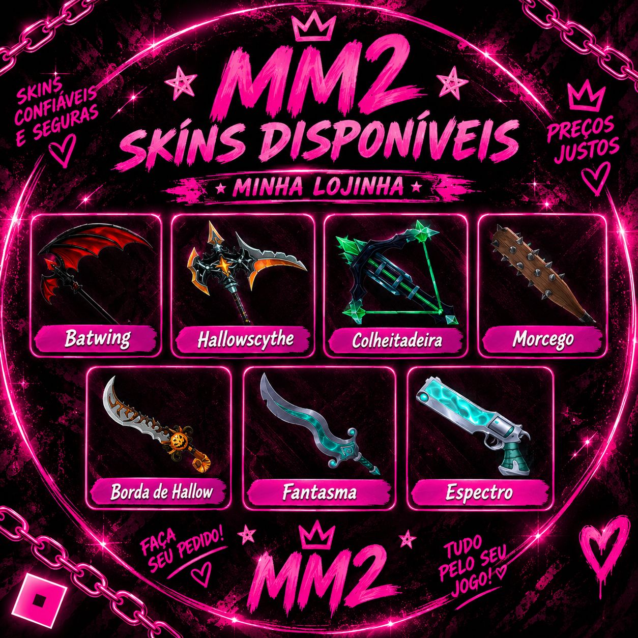 Murder Mystery 2 ROBLOX | Mm2 | Godlys | Chromas | Sets| Pets
