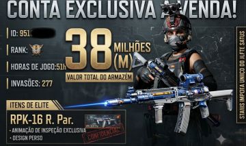 Conta Arena Breakout Mobile - 38kk (Desde o Beta)
