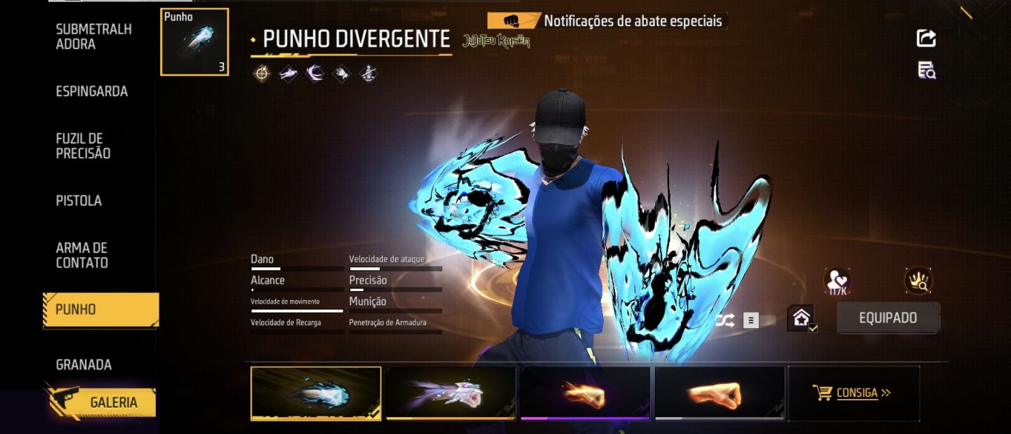 Conta Free Fire prime 6
