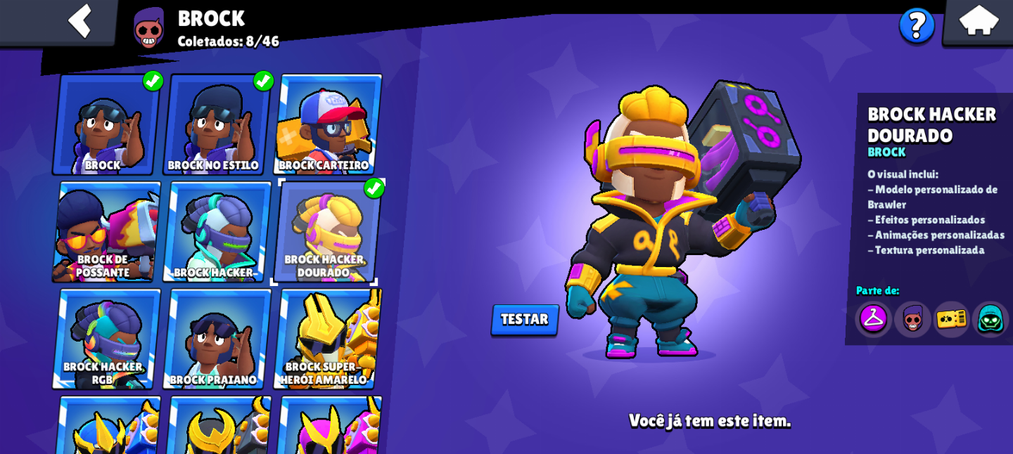 Conta de Brawl Stars | 13.000+ troféus | 40+ brawlers