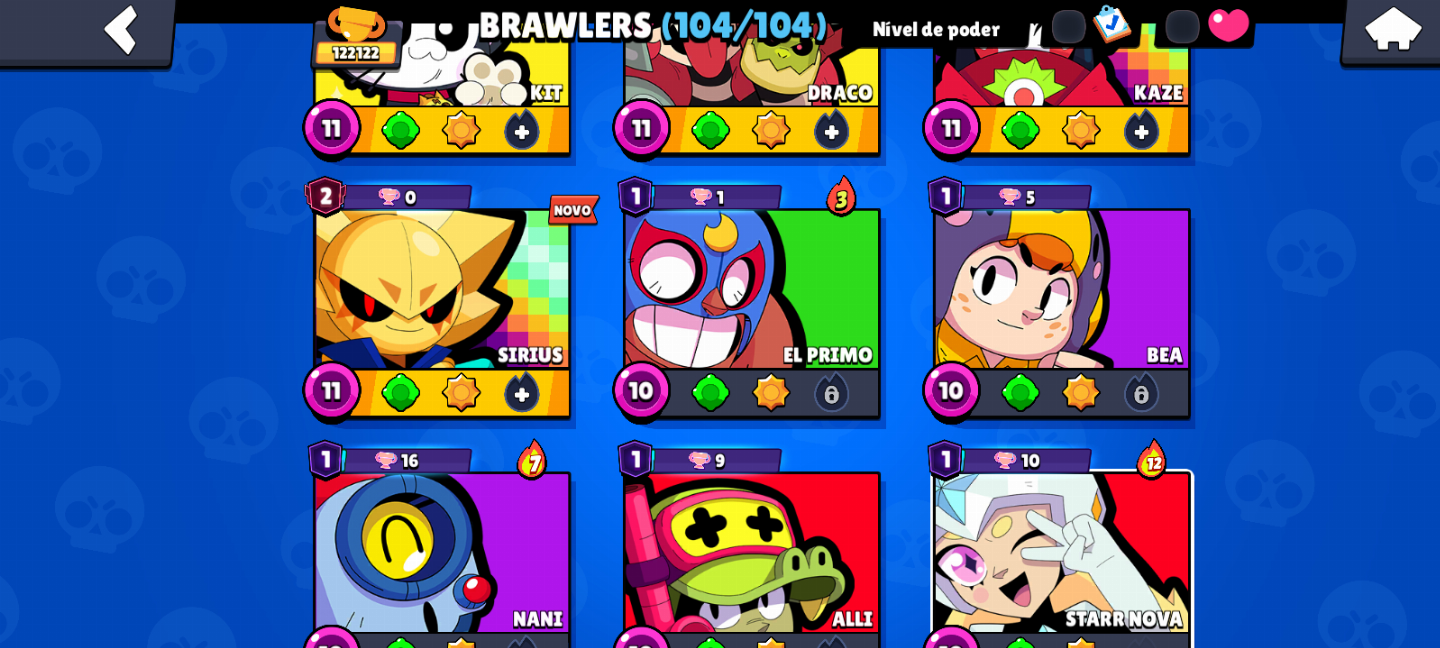 CONTA DE BRAWL STARS FULL COM DIVERSAS SKINS RARAS DIRETAMENTE PARA SEU E-MAIL