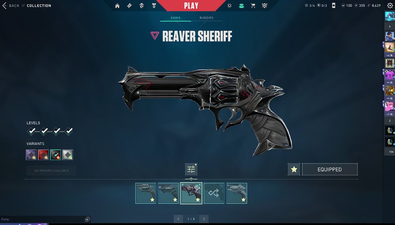 CONTA VALORANT - VARIAS SKINS - ELO PLATINA