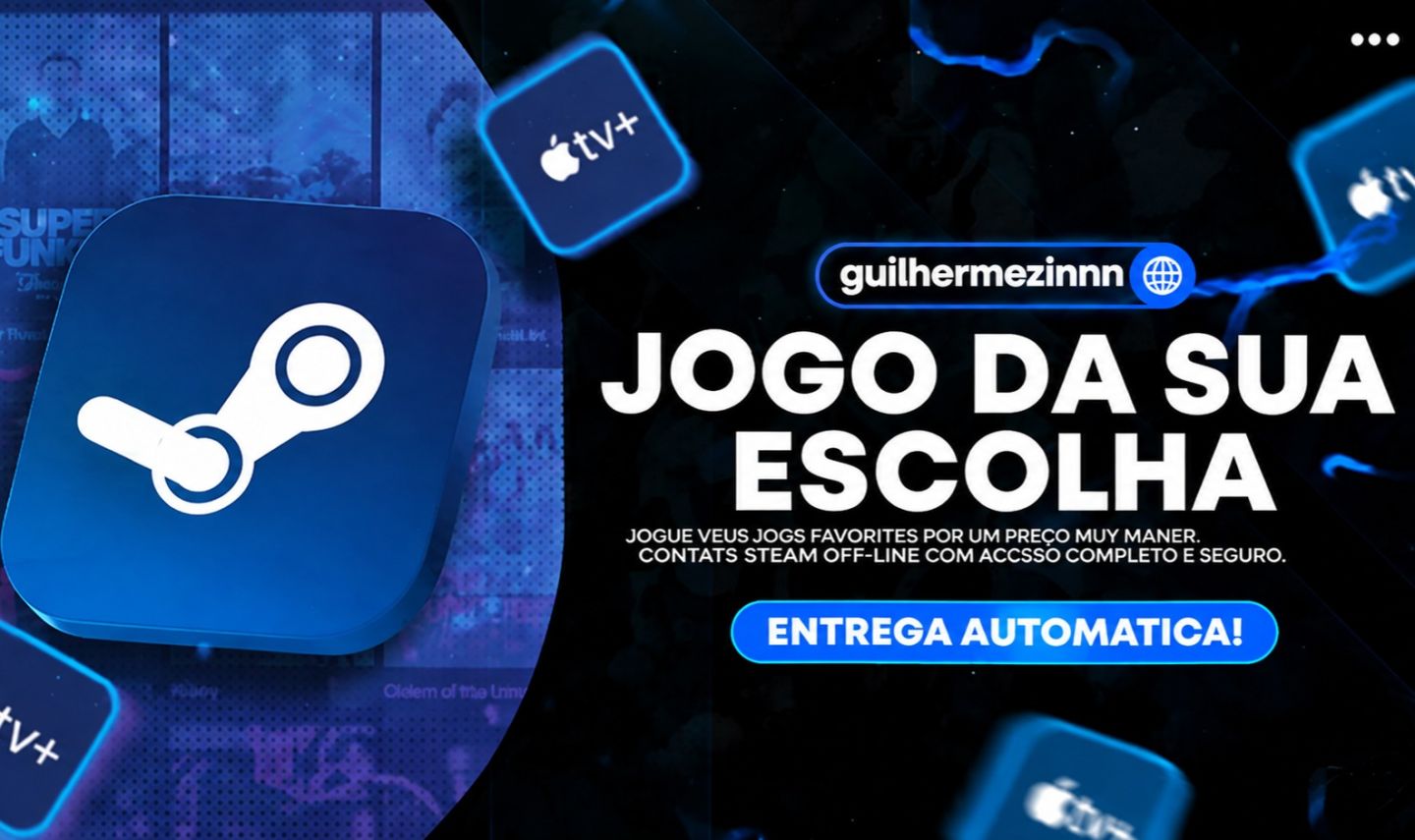 Contas com Qualquer Jogo Steam - Sua Escolha
