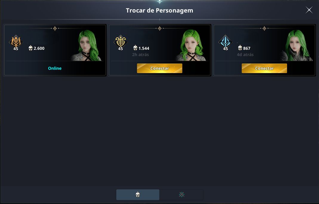 AION 2 | Conta Chanter, CP 135,8k ,GS 2600, Elyos - Serve Ariel - 2 alts