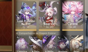 Conta WHALE de star rail. 6 personagens E6 LIMITADOS
