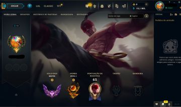 Conta League of Legends - Mestre