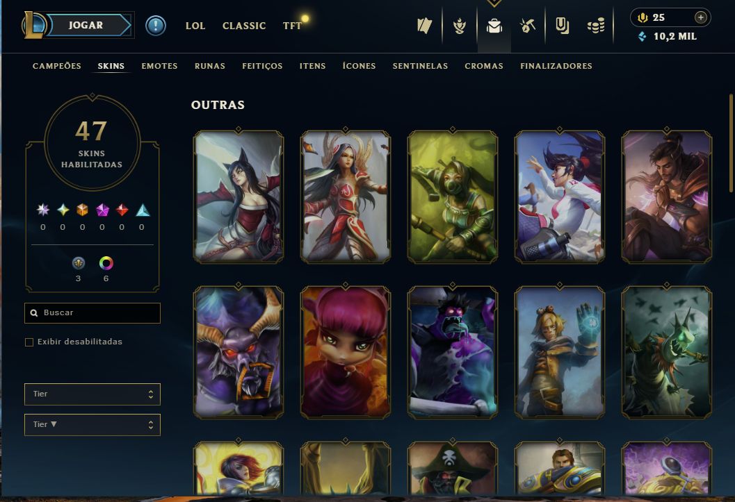 CONTA LEAGUE OF LEGENDS | NÍVEL 22