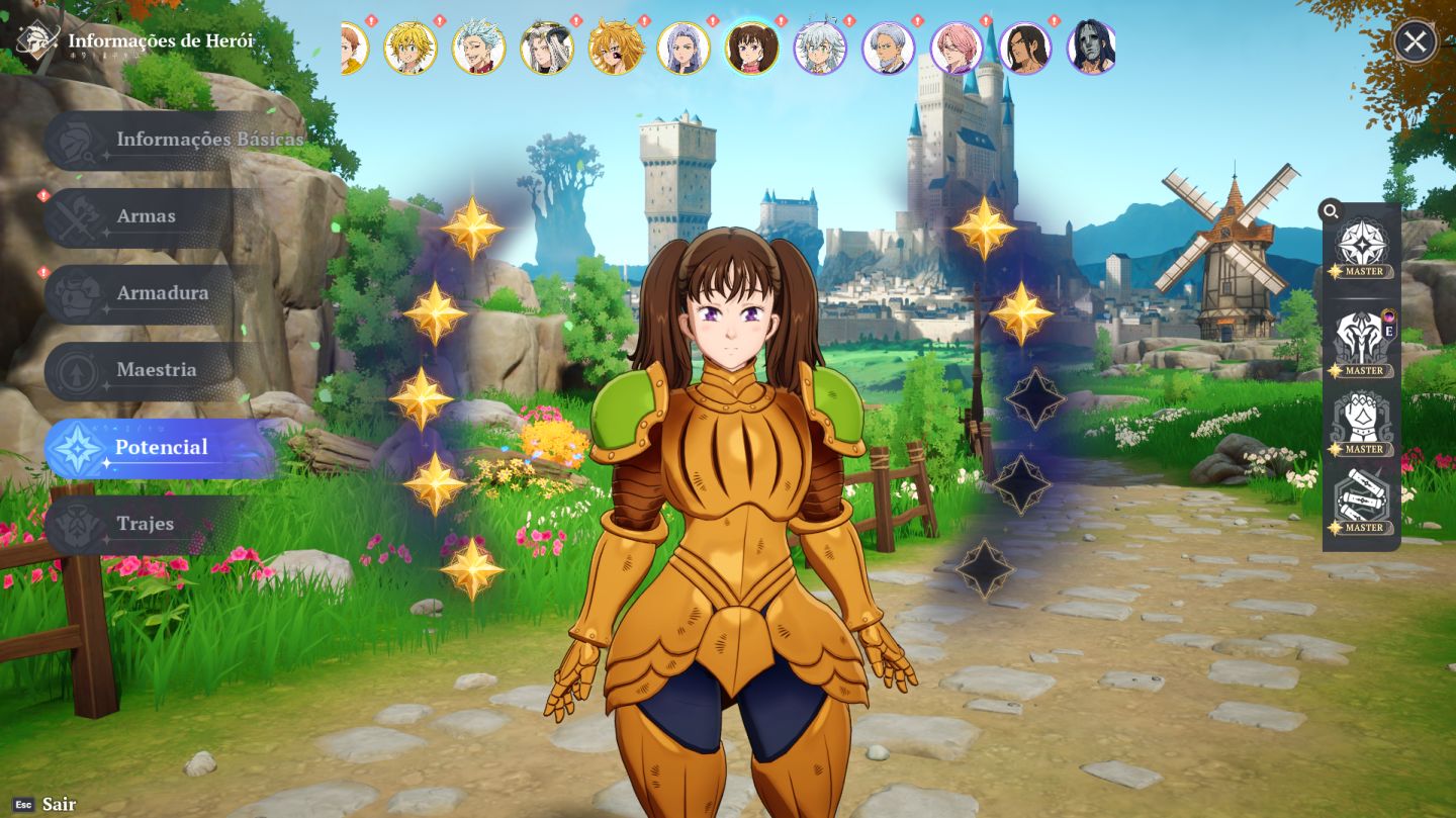 The Seven Deadly Sins Origin (CONTA AMERICA)