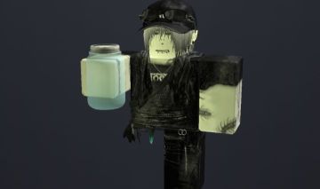 Conta unissex com korblox