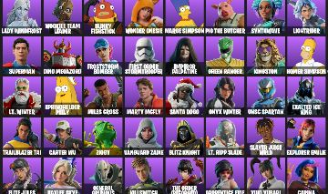 Conta Fortnite 60 Skins | Superman, General Grievous, Homer Simpson
