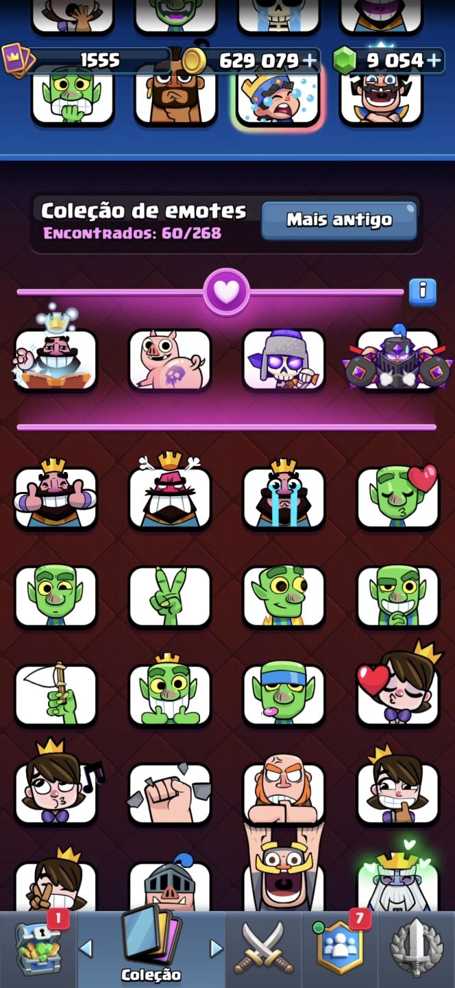 Conta de clash royale 12k de troféus