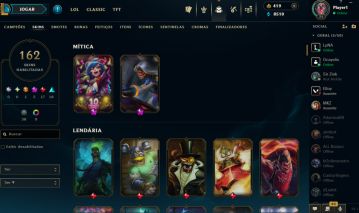 CONTA LEAGUE OF LEGENDS / VALORANT