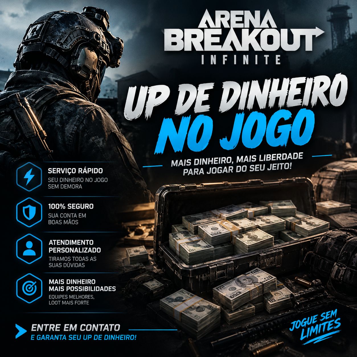 UP DE DINHEIRO NO JOGO