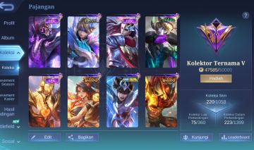 CONTA MOBILE LEGENDS COM 220 SKINS [SMURF] RENOMADA, LEIA DESCRIÇÃO