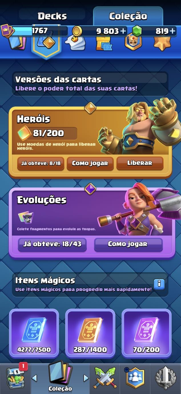 Conta clash royale 14k troféus, nv16 FULL ACESSO