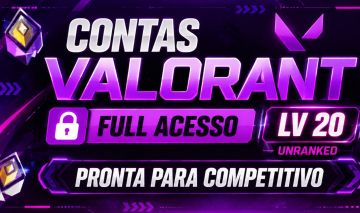 Contas Valorant - Level 20 - Unranked - Smurf - Full Acesso