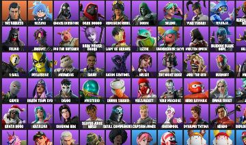 CONTA FORTNITE - 61 SKINS FULL | PODE ALTERAR E-MAIL | Shadow Ark, Mina Park