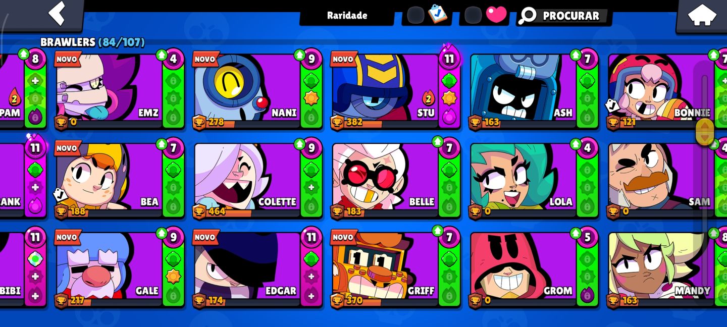 CONTA BRAWL STARS 2021