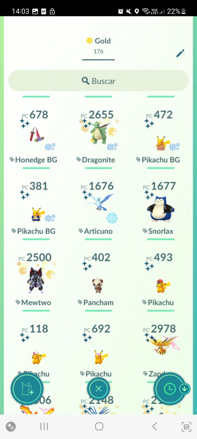Conta Pokemon GO 700 Shinys Raros Nv 61