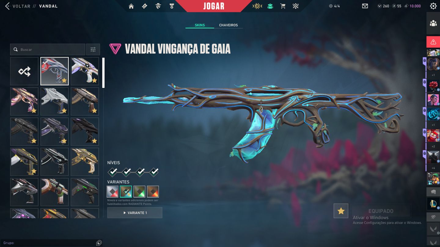 CONTA VALORANT IMORTAL 1 peak radiante (chaveiros radiante e imort)COM 3k GASTOS