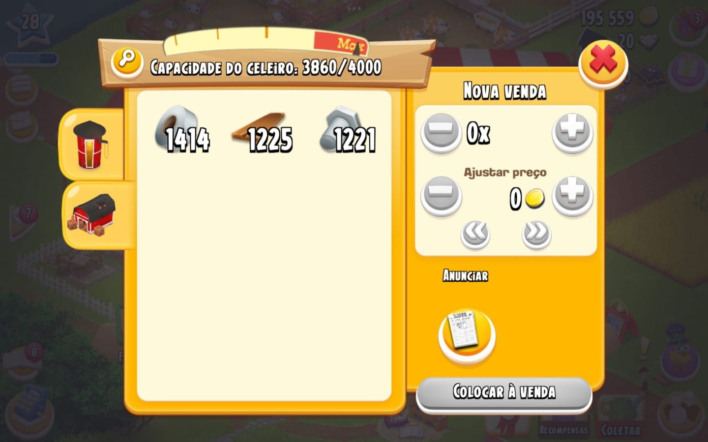 CONTAS HAY DAY SUPORTE